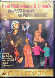 DVD THE PETA CONCERT FOR PARTY