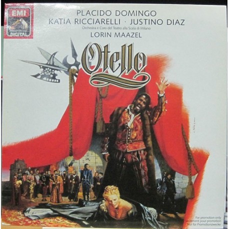 Placido Domingo - Otello (Verdi) LP 12" Promocional