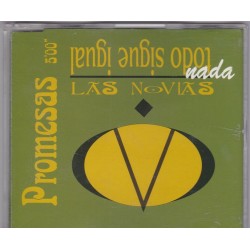 Las Novias - Promesas - CD Single Promocional  