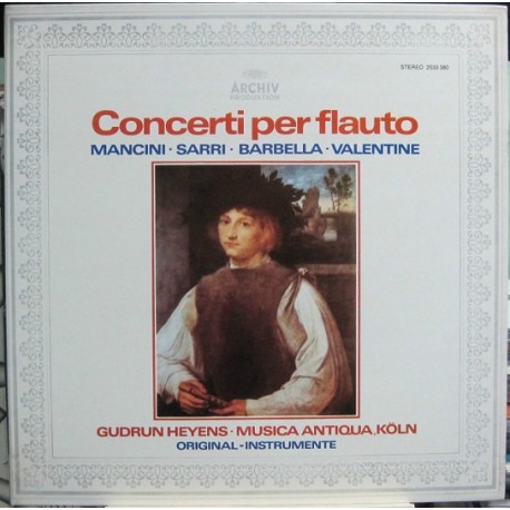 Gudrun Heyens - Musica Antiqua, Koln. Concerti Per Flauto.