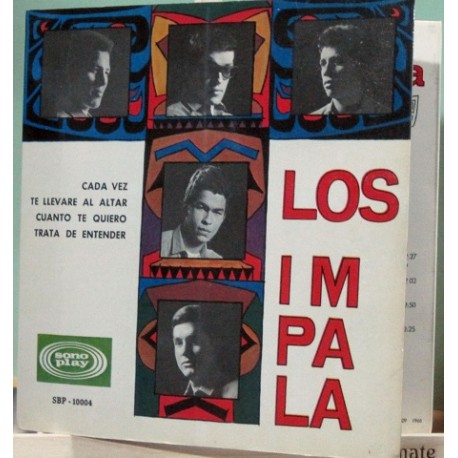Los Impala - Cada Vez. EP.7" 4 Temas