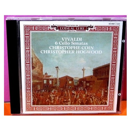 Vivaldi - 6 Cello Sonatas. Cristophe Coin - Cristopher Hogwood