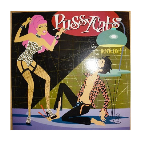 Pussycats  – Rock On! - LP, White Splattered