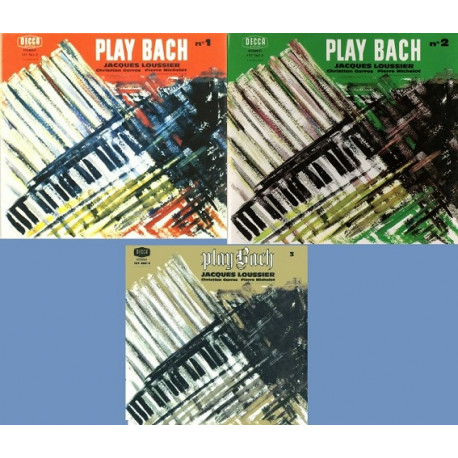 Jacques Loussier – Play Bach - Vol.  Nº 1- 2 - 3