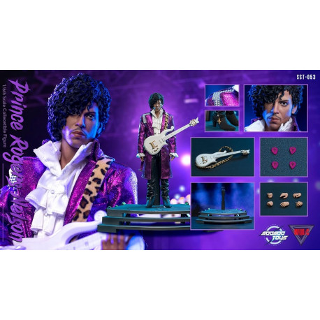 Prince Rogers Nelson Body Headset Cosplay Figura de acción Prince Rogers Nelson Body Headset Cosplay Figura de acción