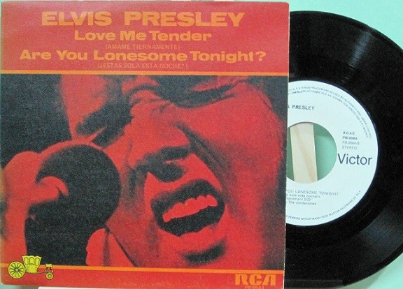 Elvis Presley - Love Me Tender, 7" - Promocional