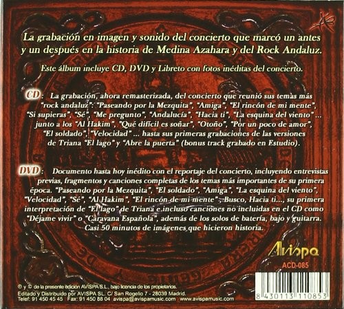 Medina Azahara - En Directo. CD+DVD Edición Especial