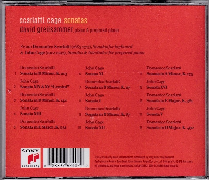 Scarlatti & Cage - Sonatas - David Greilsammer