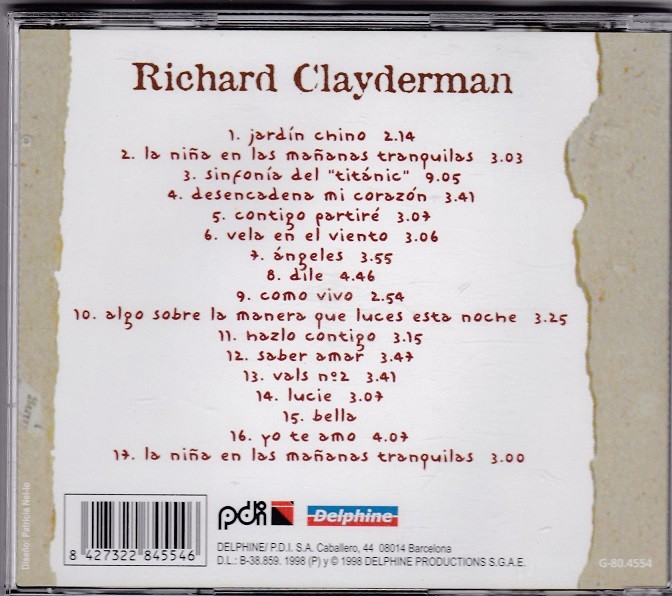 Richard Clayderman - Jardín Chino