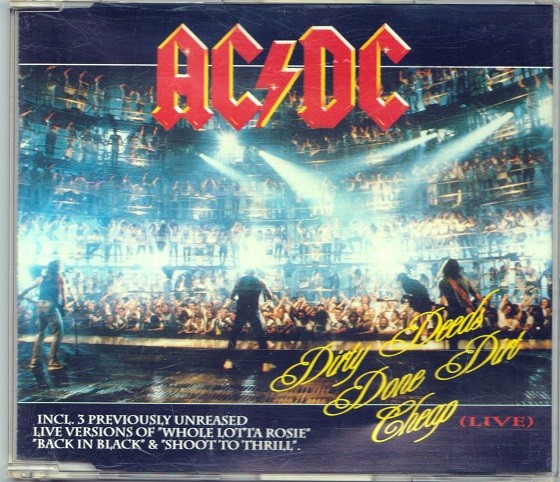 AC/DC - Dirty Deeds Done Dirt Cheap (Live )