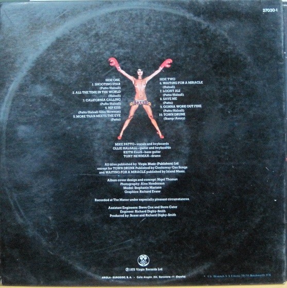 Boxer - Below The Belt.  Gatefold