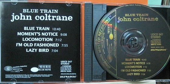 John Coltrane - Blue Train Mobile Fidelity 24 Karat Gold CD