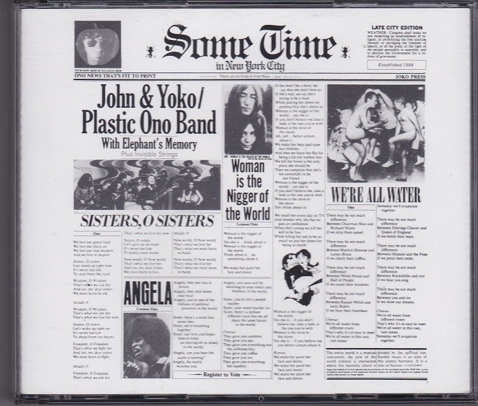 John & Yoko / Plastic Ono Band (John Lennon) - Sometime in New York City / Live Jam