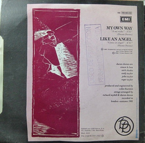 Duran Duran - My Own Way Duran Duran - My Own Way