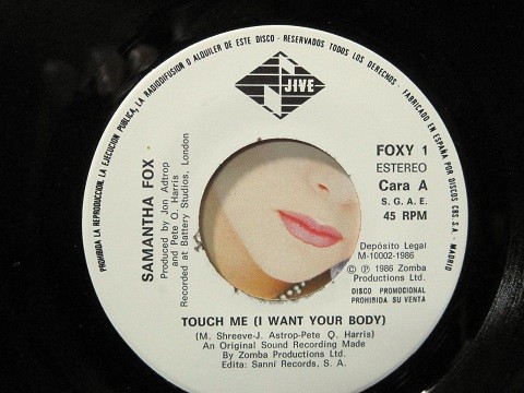 Samantha Fox - Touch Me.