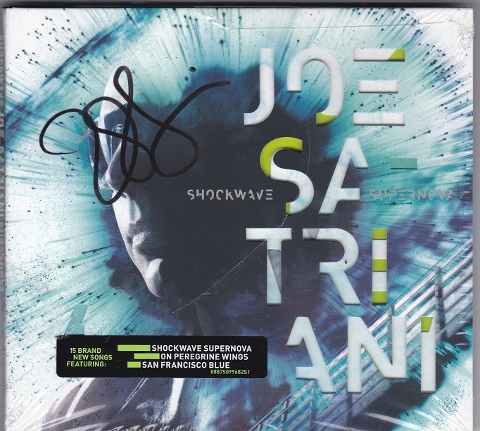 Joe Satriani - Shockwave Supernova - Autografíado