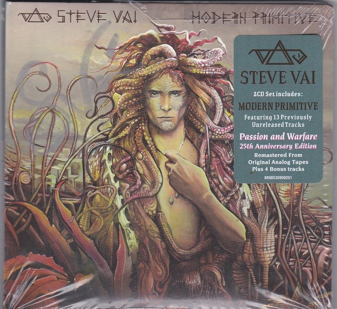 Steve Vai - Modern Primitive / Passion And Warfare - Firmado