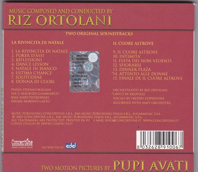 Riz Ortolani - Il Cuore Altrove, La Rivincita Di Natale