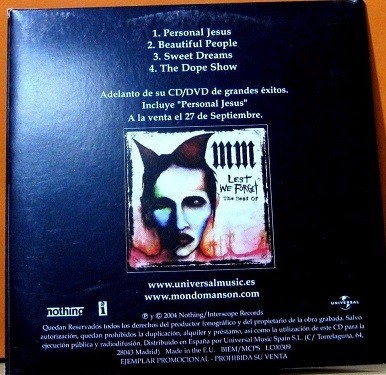 Marilyn Manson - Personal Jesus