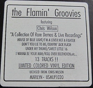 The Flamin Groovies - A Collection Of Rare Demos & Live Recordings
