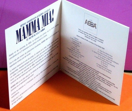 ABBA - CD Single Promocional Con 3 Temas.