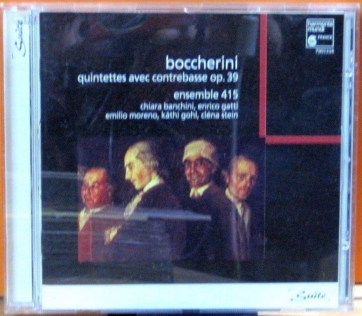Boccherini - Quintettes Avec Contrebasse Op. 39