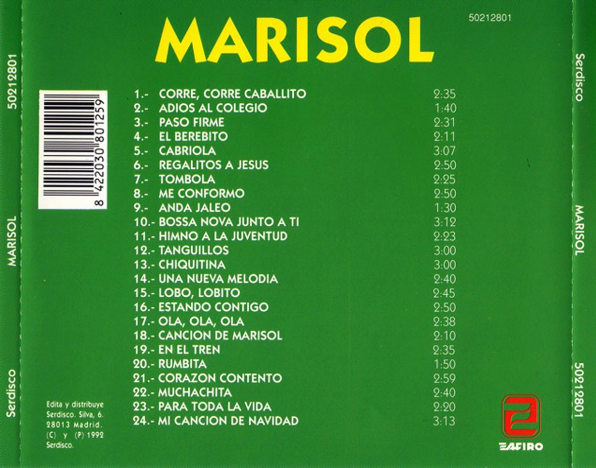 Marisol - Sus Canciones Para Niños 