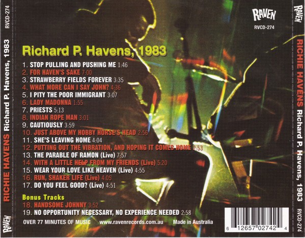 Richard P. Havens 1983 