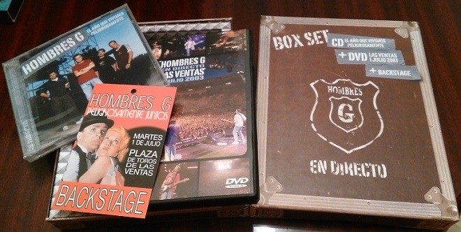 Hombres G ‎– Box Set En Directo