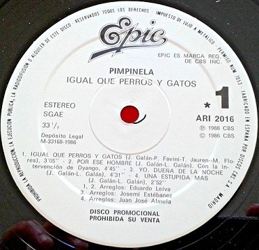 Pimpinela - Igual Que Perros y Gatos