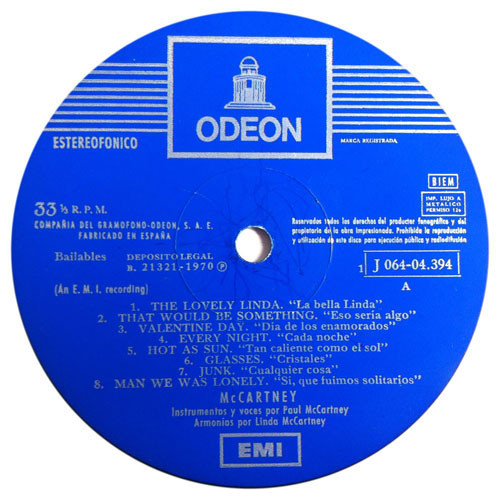 Paul   McCartney ‎– McCartney