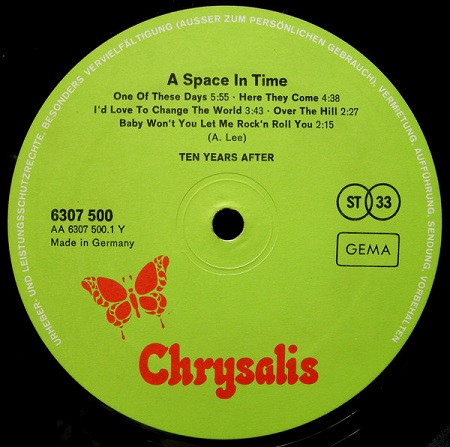 Ten Years After ‎– A Space In Time