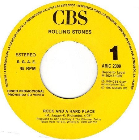 Rolling Stones ‎– Rock And A Hard Place