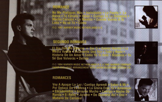 Luis Miguel ‎– Todos Los Romances