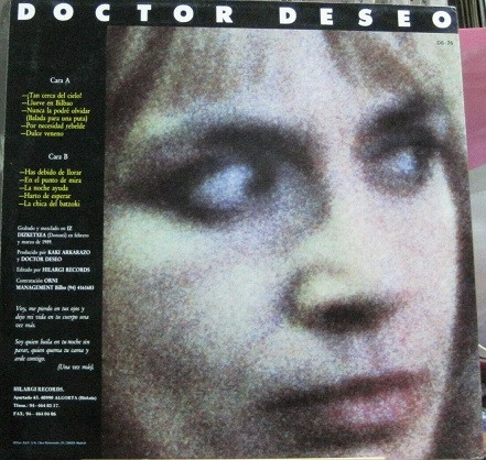 Doctor Deseo ‎– Tan Cerca Del Cielo.