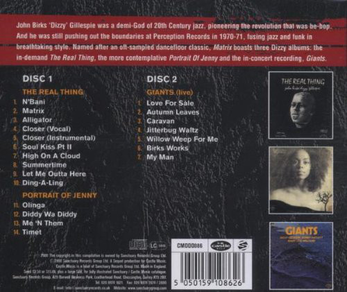 Dizzy Gillespie ‎– Matrix (The Perception Sessions)