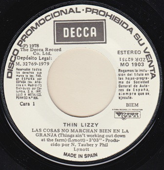 Thin Lizzy ‎– Things Ain