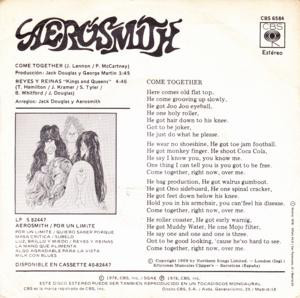 Aerosmith ‎– Come Together