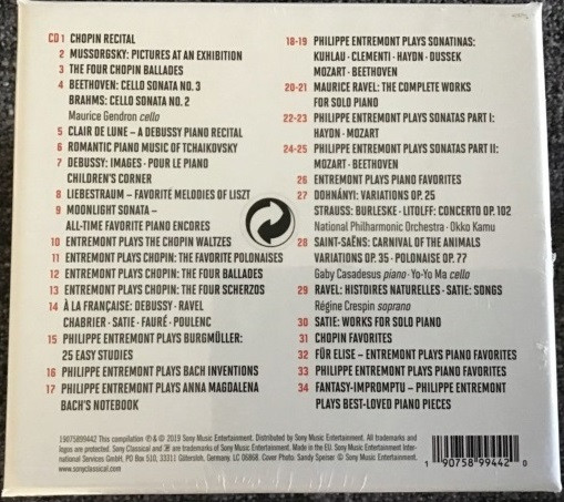 Philippe Entremont - The Complete Sony Recordings - Pack/Box set