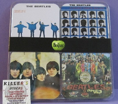 Set de 4 Posavasos - Beatles - Help!