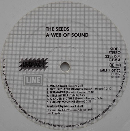 The Seeds ‎– A Web Of Sound 