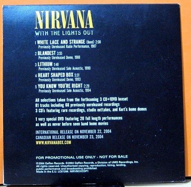 Nirvana - Promocional
