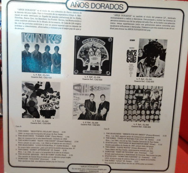 Various – Años Dorados - Kinks - Status Quo - Donovan...