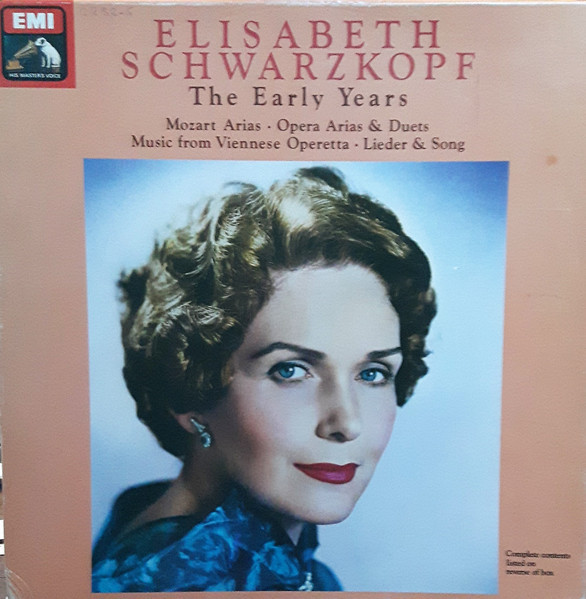 Elisabeth Schwarzkopf – The Early Years - 4 x LP