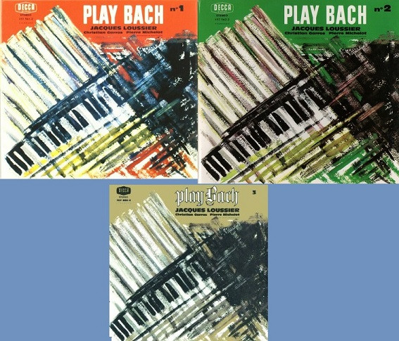 Jacques Loussier – Play Bach - Vol.  Nº 1- 2 - 3