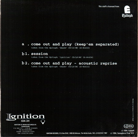 Offspring – Come Out And Play (Keep 