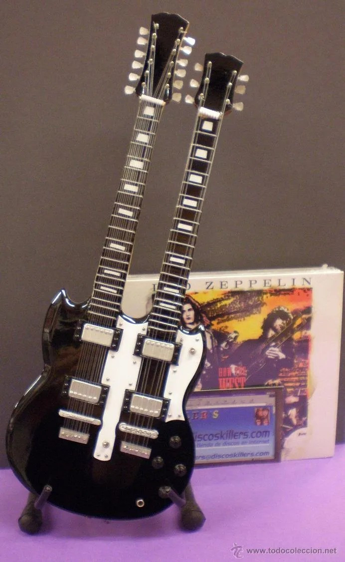 Guitarra Doble Mástil de Jimmy Page 2 (Led Zeppelin)