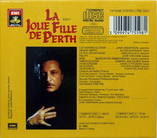 Bizet - La Jolie Fille De Perth - Box Set 2 x CD+Libreto