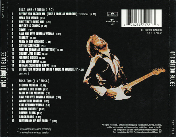 Eric Clapton – Blues - 2 x CD